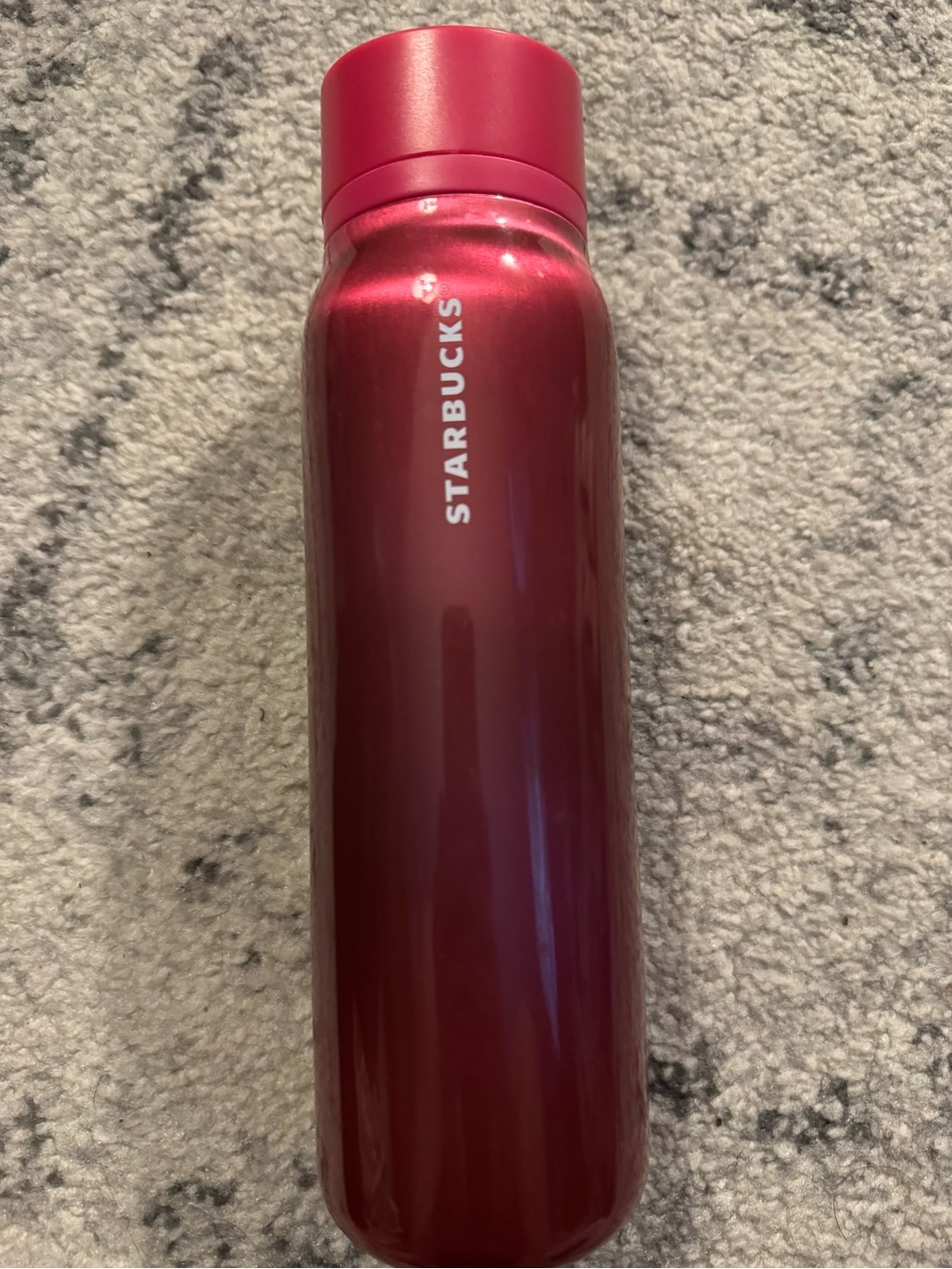 Starbucks Metallic Red Travel Bottle